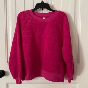 Fuchsia Old Navy Fleece Sweatshirt